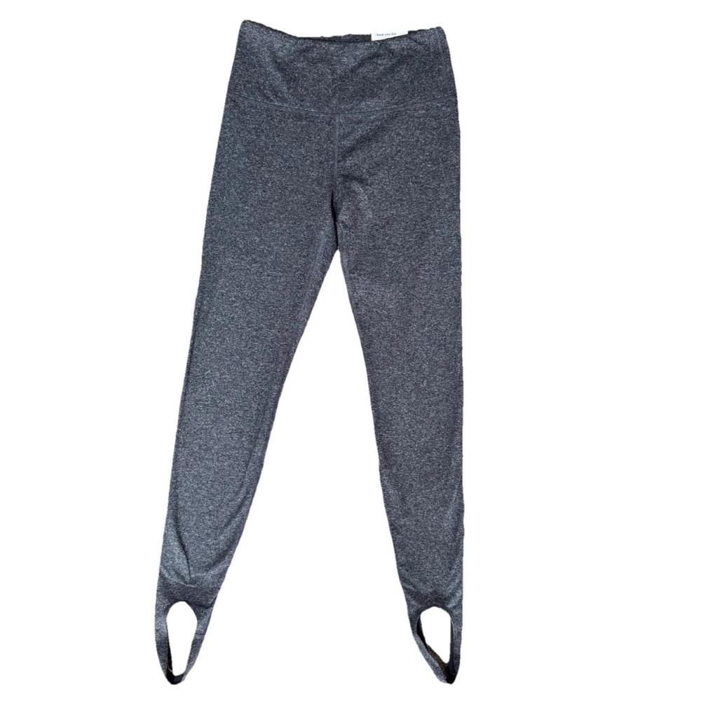 Old Navy Active Cozecore High-Rise Stirrup Legging Small Gray NWT Balletcore 80s